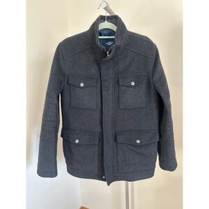 Men's Gray Hart Schaffner Marx Wool Blend Field Jacket Hart Schaffner Marx S